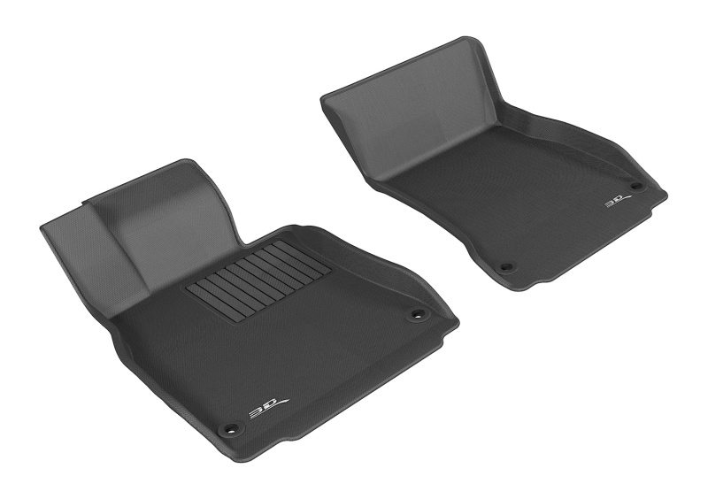 Mercedes-Benz S-Class Floor Mats - Front - 3D MAXpider - Kagu Series - Black - `14-`19